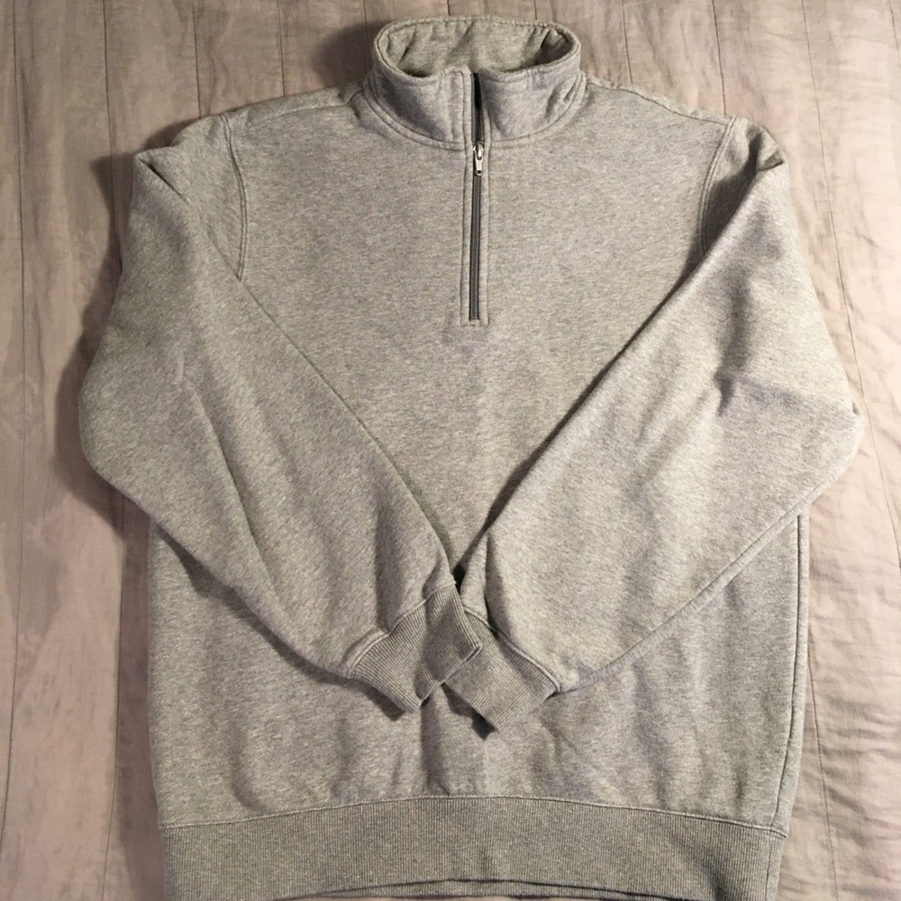 Sport-Tek brand, 3/4 zip sweatshirt, size medium.